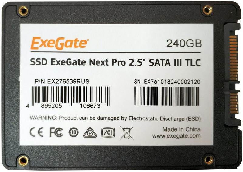 SSD Exegate Next Pro 240GB EX276539RUS