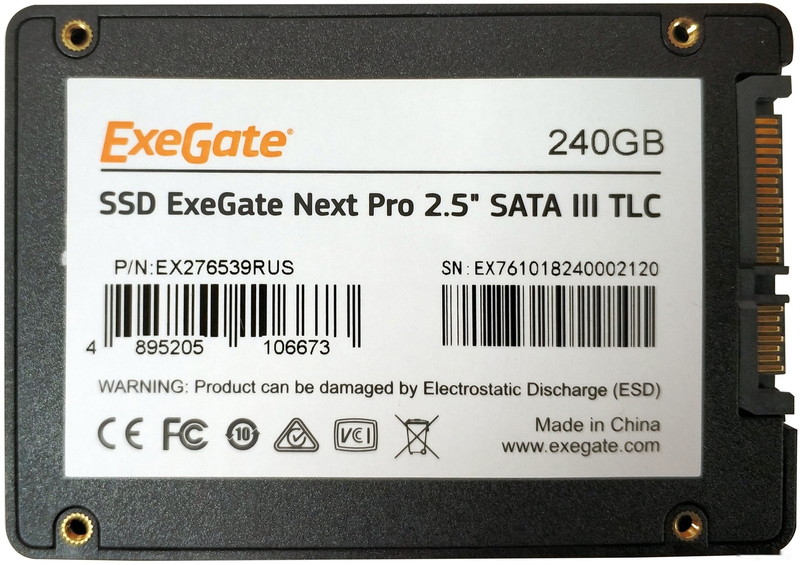 SSD Exegate Next Pro 480GB EX276683RUS