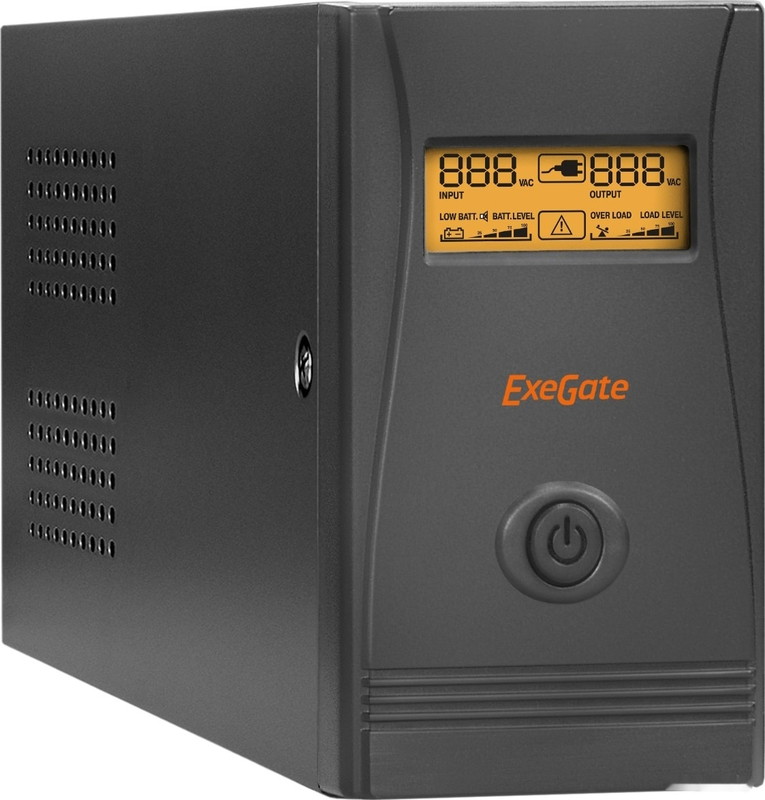 Источник бесперебойного питания Exegate Power Smart ULB-850.LCD.AVR.C13.RJ.USB