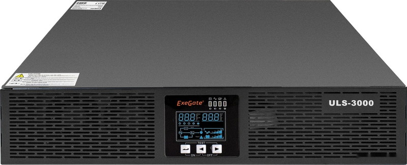 Источник бесперебойного питания Exegate PowerExpert ULS-3000.LCD.AVR.C13.USB.RS232.SNMP.2U