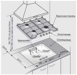 Варочная панель Gefest 1212 К7 - фото2