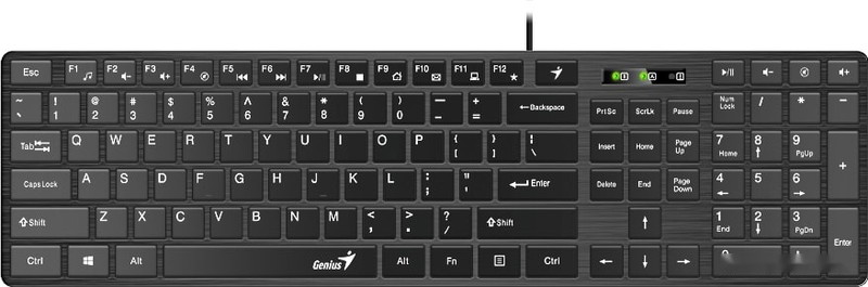 Клавиатура Genius SlimStar 126 (черный)