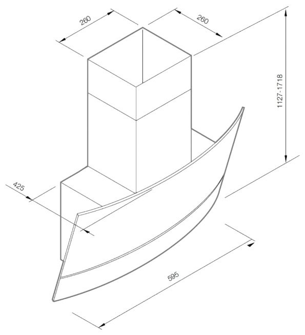 Вытяжка Graude DH 60.3 GE