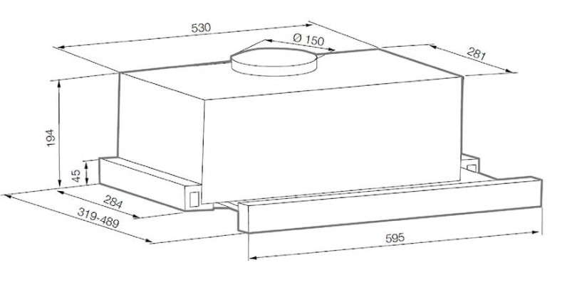 Вытяжка Graude DHF 60.0 W