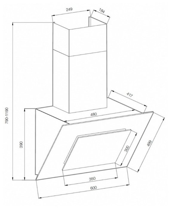 Вытяжка Graude DHK 60.0 EL