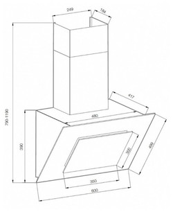 Вытяжка Graude DHK 60.0 EL - фото2