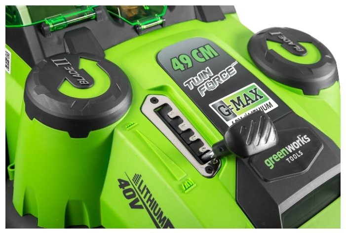 Газонокосилка Greenworks 2500207vb G40LM49DBK4