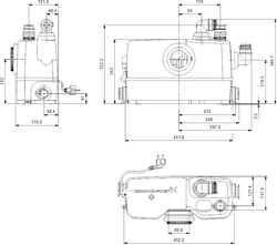 Насос для сточных вод Grundfos Sololift2 WC-3 - фото2