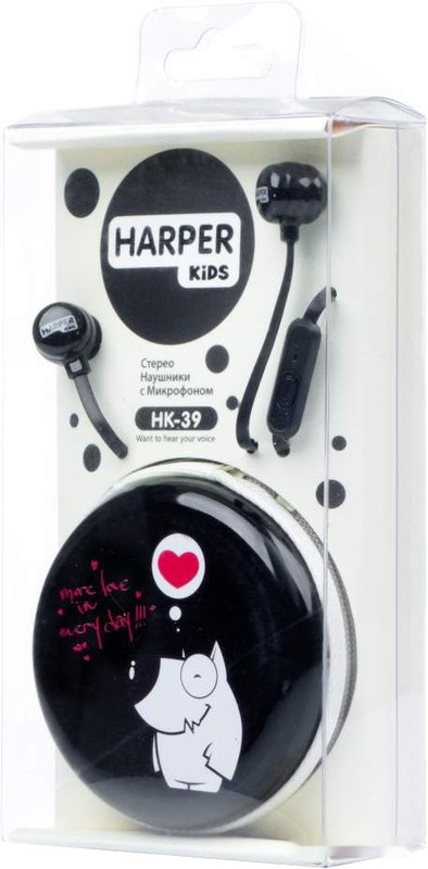 Наушники HARPER Kids HK-39 (черный)