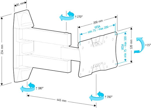 Кронштейн Holder LCDS-5065