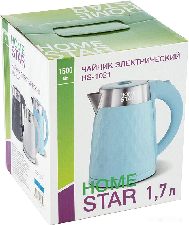 Электрический чайник Homestar HS-1021 (голубой)