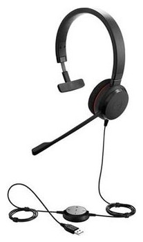 Компьютерная гарнитура Jabra EVOLVE 20 MS Mono - фото