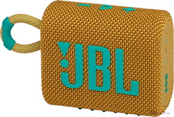 Беспроводная колонка JBL Go 3 (желтый) - фото