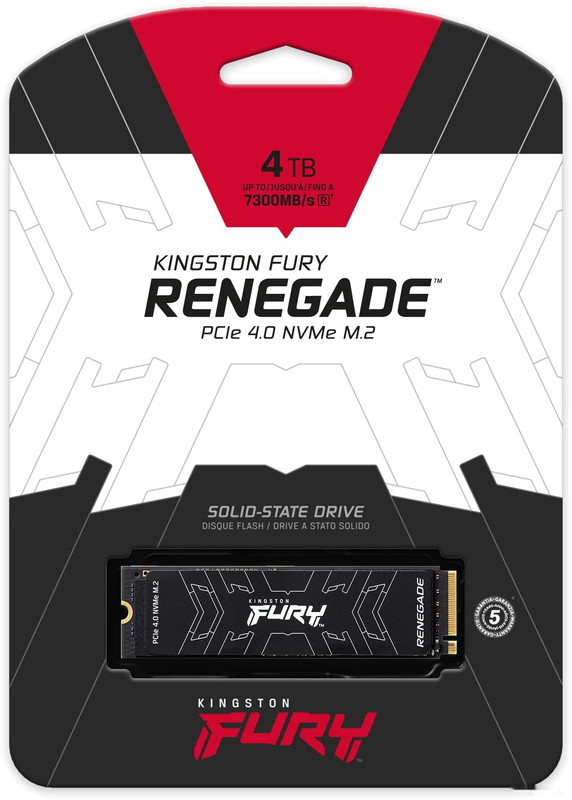 SSD Kingston Fury Renegade 4TB SFYRD/4000G