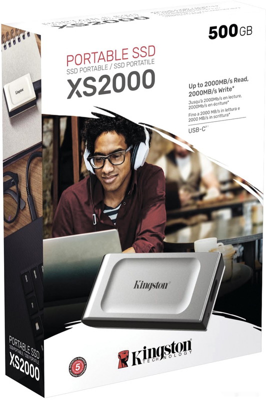 Внешний накопитель Kingston XS2000 4TB SXS2000/4000G