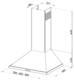 Вытяжка Korting KHC 6750 RB - фото2