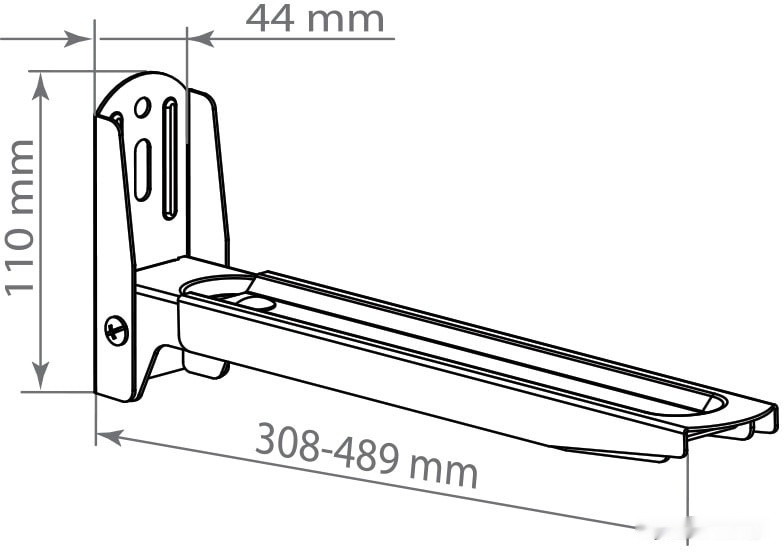 Кронштейн Kromax MICRO-6w (белый)