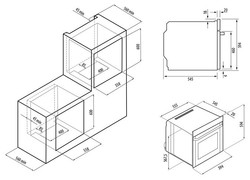 Электрический духовой шкаф Krona Onore 60 WH - фото2