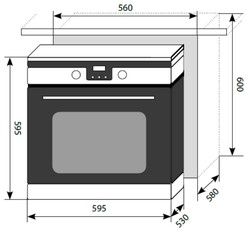 Духовой шкаф LEX EDP 092 IX - фото2