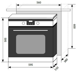 Духовой шкаф LEX EDP 092 WH - фото2