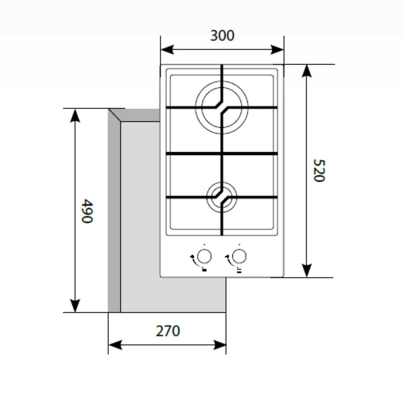 Варочная панель LEX GVG 321 WH