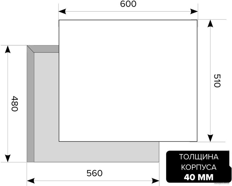 Варочная панель LEX GVG 6042 IV Light