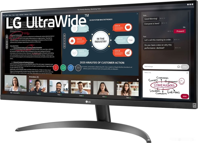 Монитор LG UltraWide 29WP500-B