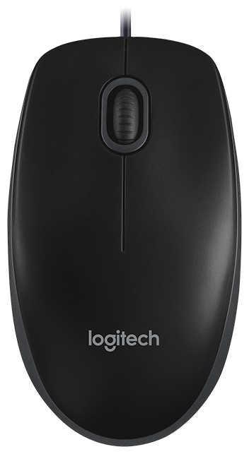 Мышь Logitech B100 Optical USB Mouse (910-003357)