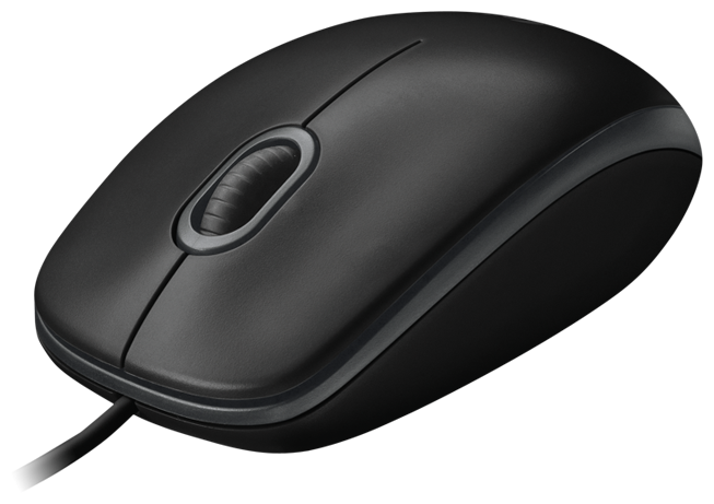 Мышь Logitech B100 Optical USB Mouse (910-003357)