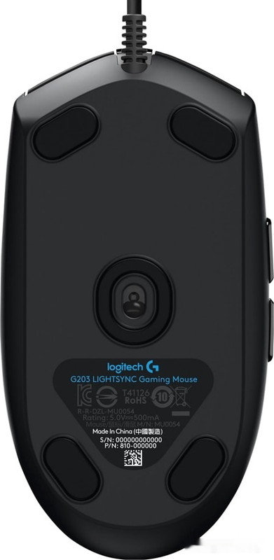 Игровая мышь Logitech G203 Lightsync (черный)