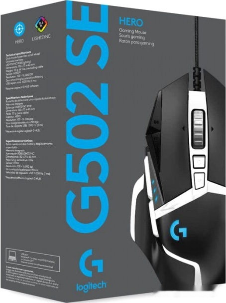 Игровая мышь Logitech G502 Hero SE