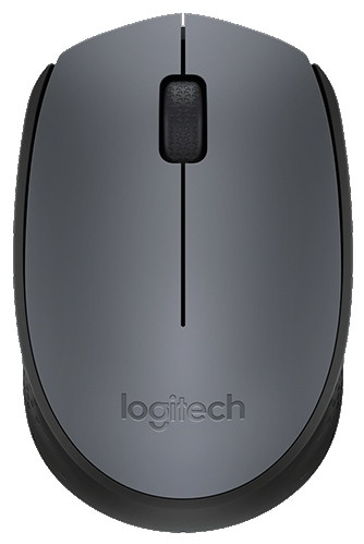Мышь Logitech M171 Wireless Mouse Grey-Black USB