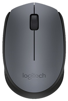 Мышь Logitech M171 Wireless Mouse Grey-Black USB - фото