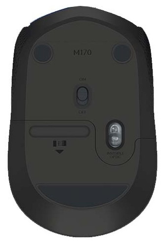 Мышь Logitech M171 Wireless Mouse Grey-Black USB