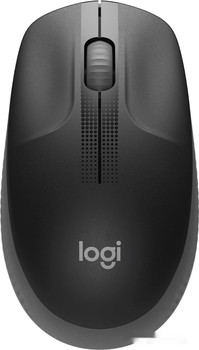 Мышь Logitech M190 (черный/темно-серый) - фото