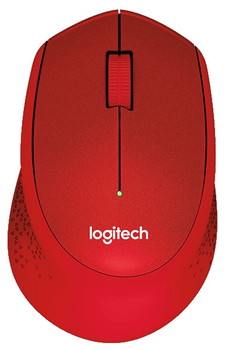 Logitech M330 SILENT PLUS Red USB - фото