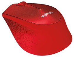 Logitech M330 SILENT PLUS Red USB - фото2