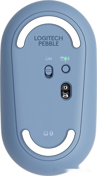 Мышь Logitech M350 Pebble (голубой)