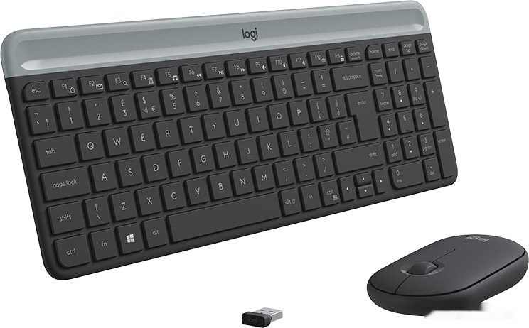 Клавиатура + мышь Logitech MK470 Slim Wireless Combo