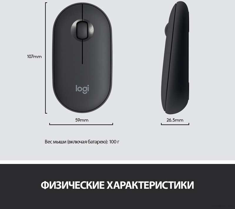 Клавиатура + мышь Logitech MK470 Slim Wireless Combo