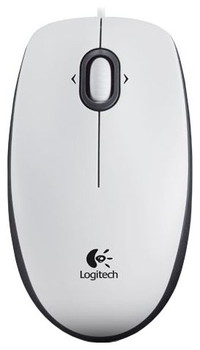 Мышь Logitech Mouse M100 White USB - фото