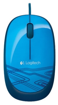 Мышь Logitech Mouse M105 Blue USB - фото