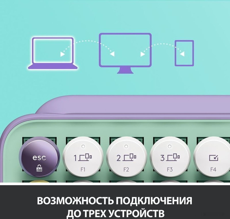 Клавиатура Logitech Pop Keys Daydream