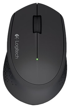 Мышь Logitech Wireless Mouse M280 Black USB - фото