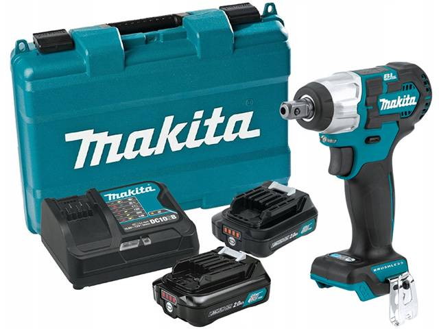 Ударный гайковерт Makita TW160DWAE (с 2-мя АКБ, кейс)