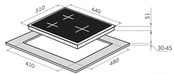 Варочная панель Maunfeld EGHS 43.33CS/G - фото2