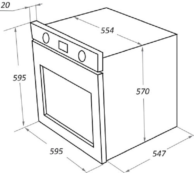 Духовой шкаф Maunfeld EOEM.769W