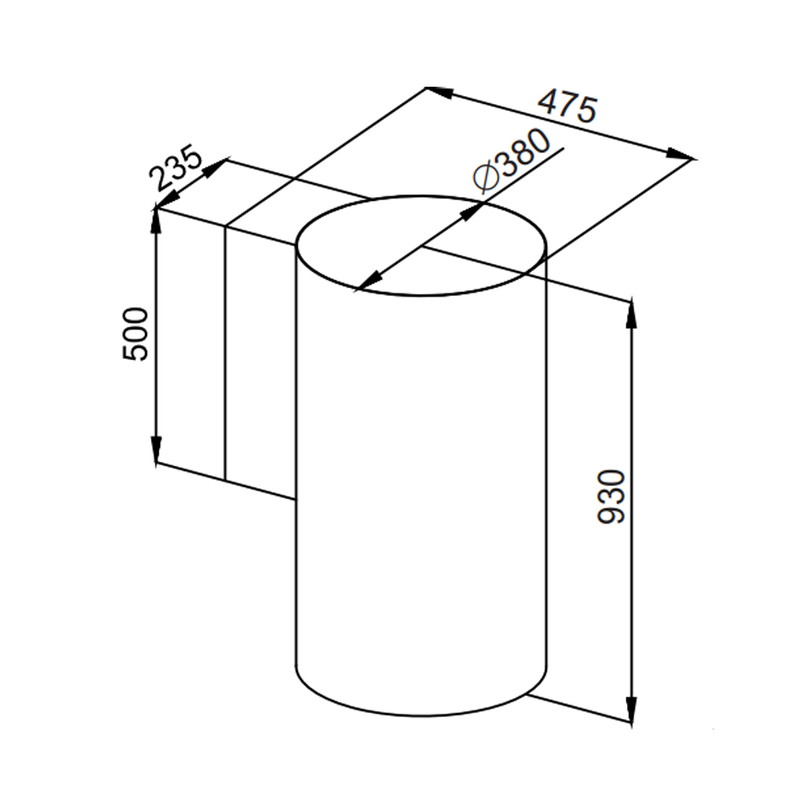 Кухонная вытяжка Maunfeld Lee Wall sensor 39 (белый)