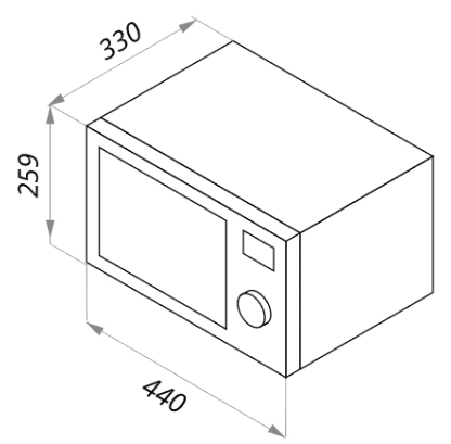 Микроволновая печь Maunfeld MFSMO.20.7SGB