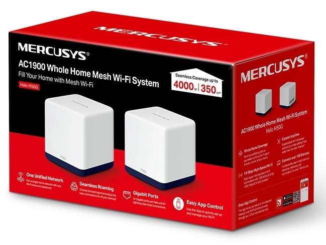 Wi-Fi система Mercusys Halo H50G (2 шт)